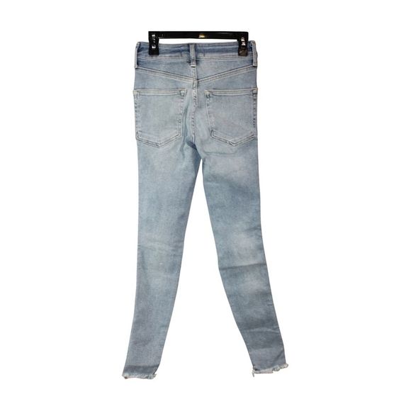 Free People Girls PN8W Skinny Zipper Jeans, Blue, Size XX-Large - Picture 5 of 5